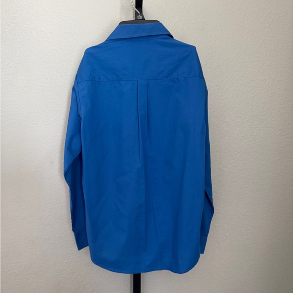 Chaps Kids Blue Button Down Shirt - Picture 4 of 4